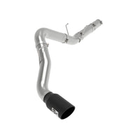 aFe 49-42078-B Large Bore-HD 5 IN 409 Stainless Steel DPF-Back Exhaust System 19-23 Cummins