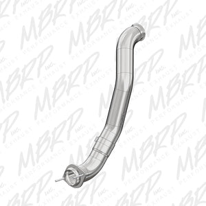 MBRP Turbo Down Pipe T409 Aluminized 08-10 Powerstroke