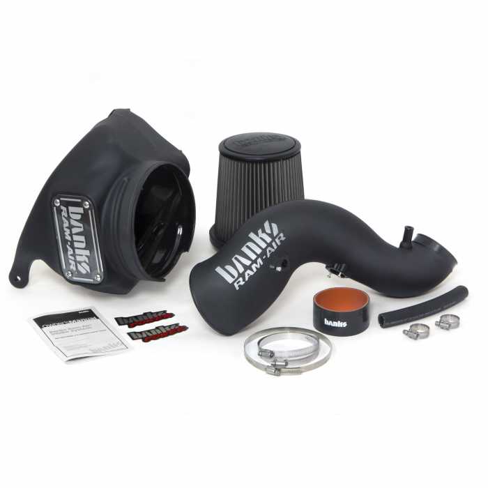 BANKS 42255-D Ram-Air Cold-Air Intake System, Dry Filter 13-17 Cummins